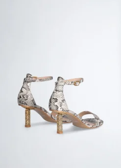 Liu Jo Sandales à talons hauts logotés|Femme Escarpins|Sandales