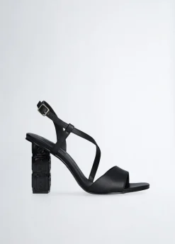 Liu Jo Sandales à talons hauts logotés|Femme Escarpins|Sandales
