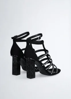 Liu Jo Sandales à talons hauts logotés|Femme Escarpins|Sandales