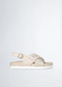 Liu Jo Sandales avec maxi logo petite fille|Enfant Chaussures|Chaussures