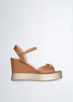 Liu Jo Sandales compensées en cuir|Femme Sandales
