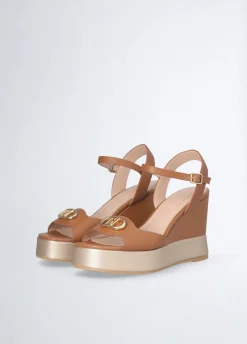 Liu Jo Sandales compensées en cuir|Femme Sandales