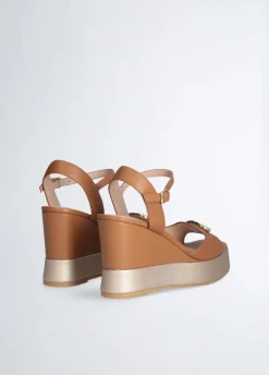 Liu Jo Sandales compensées en cuir|Femme Sandales