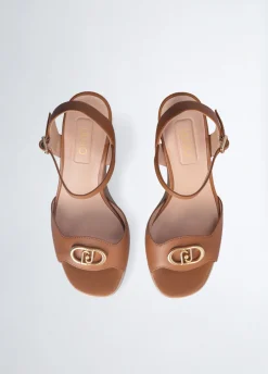 Liu Jo Sandales compensées en cuir|Femme Sandales