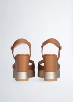 Liu Jo Sandales compensées en cuir|Femme Sandales