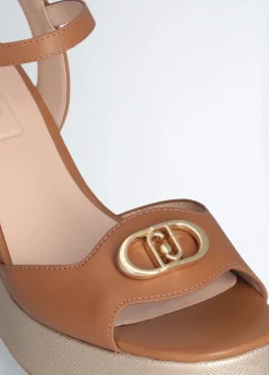 Liu Jo Sandales compensées en cuir|Femme Sandales