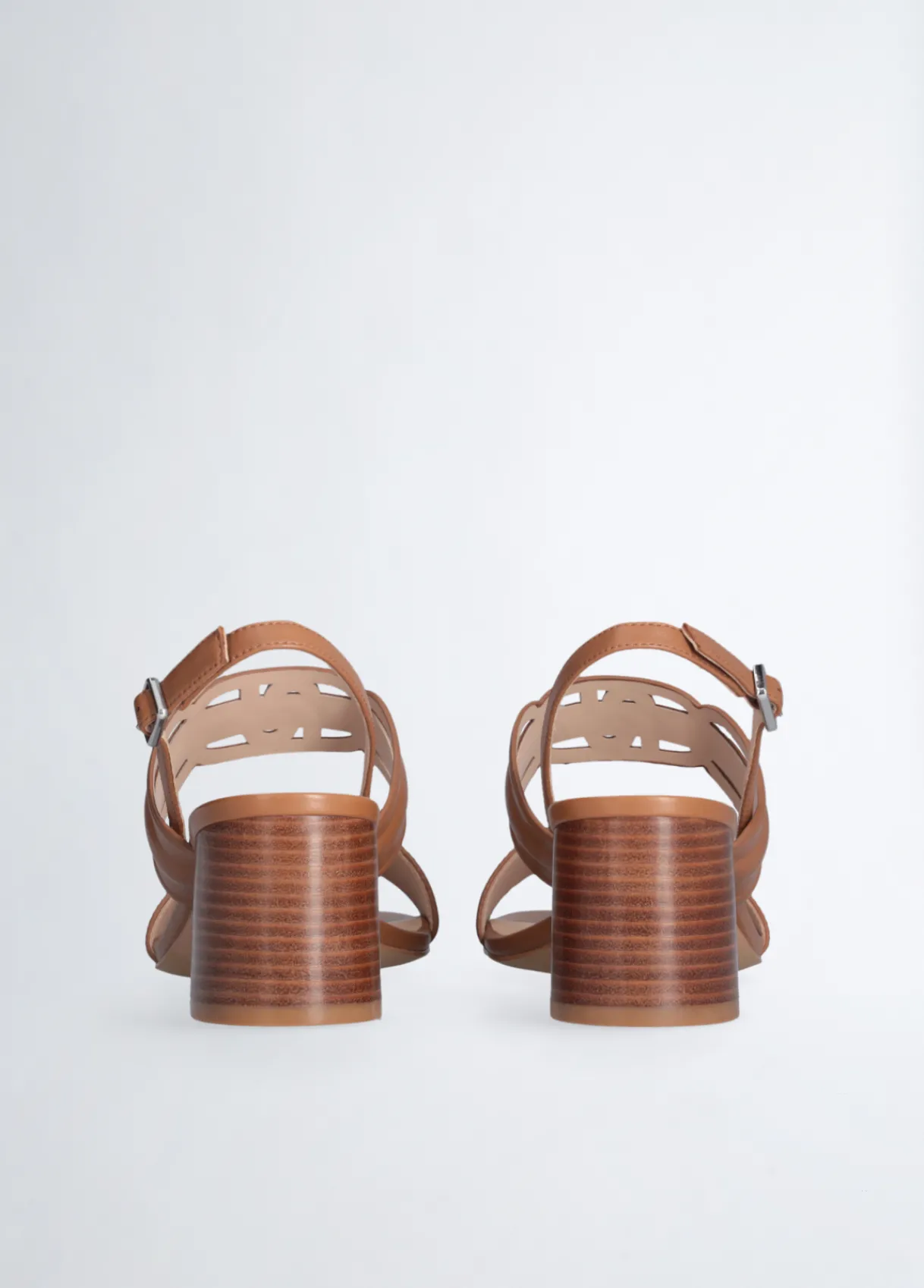 Liu Jo Sandales en cuir à talons larges|Femme Escarpins|Sandales