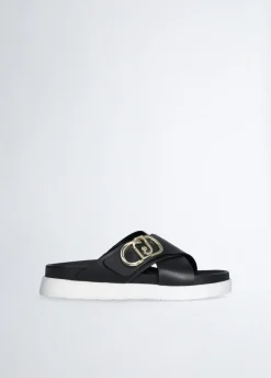 Liu Jo Sandales en cuir avec logo|Enfant Chaussures|Chaussures