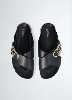 Liu Jo Sandales en cuir avec logo|Enfant Chaussures|Chaussures