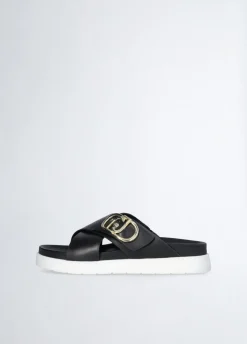 Liu Jo Sandales en cuir avec logo|Enfant Chaussures|Chaussures