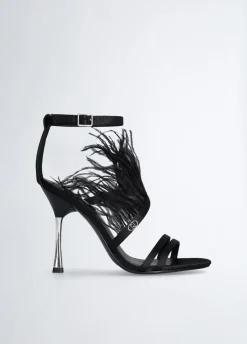 Liu Jo Sandales élégantes à plumes|Femme Escarpins|Sandales