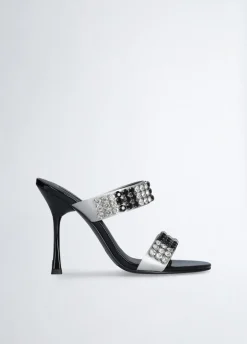 Liu Jo Sandales ornées de pierres à talons|Femme Escarpins|Sandales