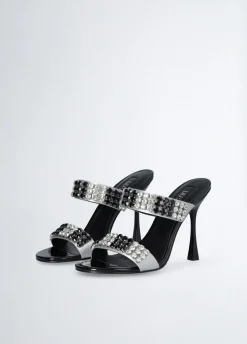 Liu Jo Sandales ornées de pierres à talons|Femme Escarpins|Sandales