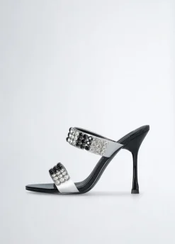 Liu Jo Sandales ornées de pierres à talons|Femme Escarpins|Sandales
