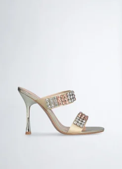 Liu Jo Sandales nées de pierres à talons|Femme Escarpins|Sandales