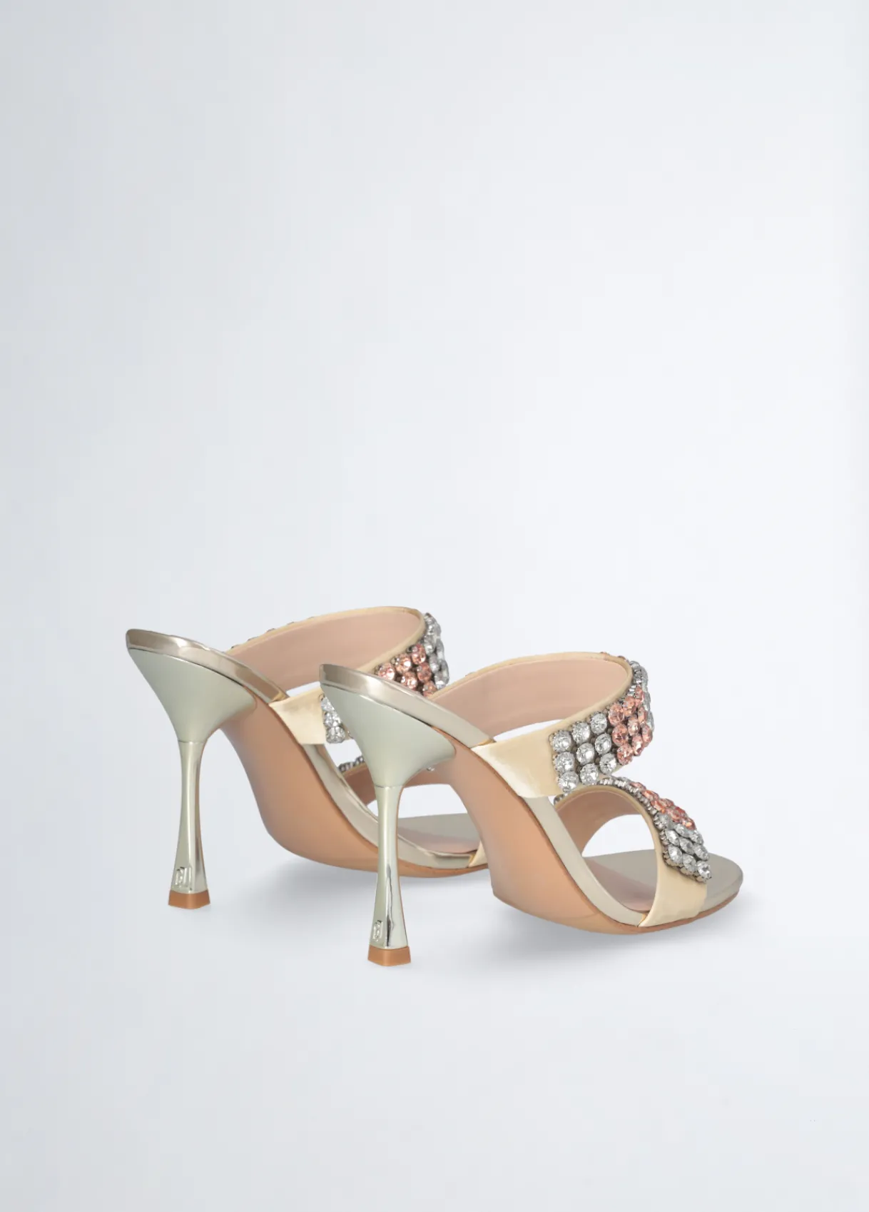 Liu Jo Sandales nées de pierres à talons|Femme Escarpins|Sandales