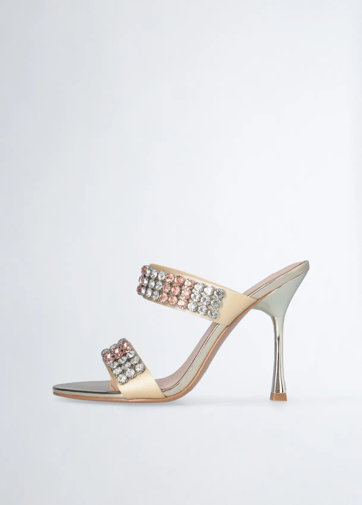 Liu Jo Sandales nées de pierres à talons|Femme Escarpins|Sandales