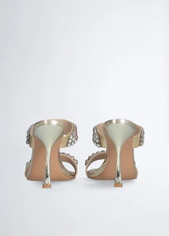 Liu Jo Sandales nées de pierres à talons|Femme Escarpins|Sandales