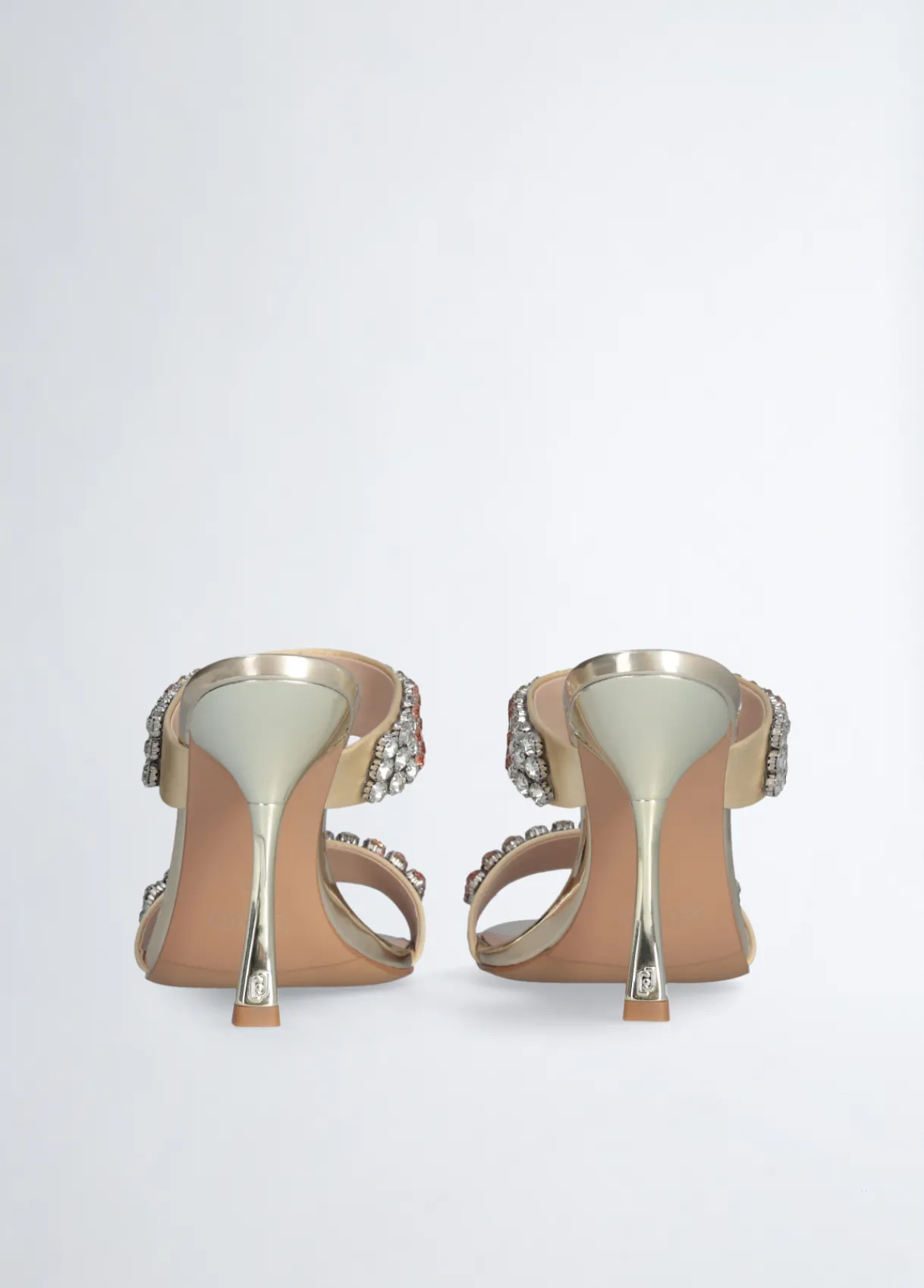 Liu Jo Sandales nées de pierres à talons|Femme Escarpins|Sandales