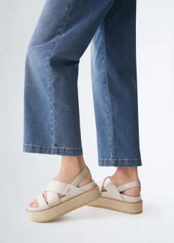 Liu Jo Sandales platefme croisées|Femme Sandales