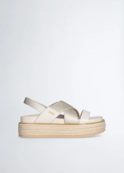 Liu Jo Sandales platefme croisées|Femme Sandales