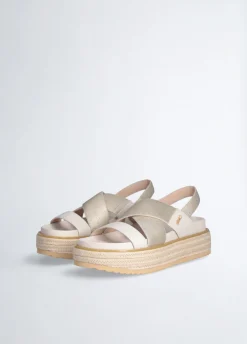 Liu Jo Sandales platefme croisées|Femme Sandales