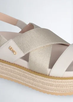 Liu Jo Sandales platefme croisées|Femme Sandales