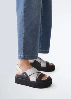 Liu Jo Sandales plateforme croisées|Femme Sandales