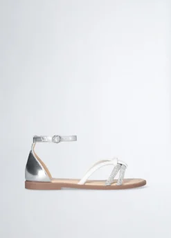 Liu Jo Sandales plates avec strass|Enfant Chaussures|Chaussures