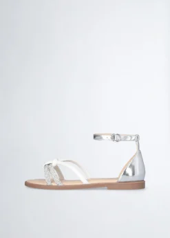 Liu Jo Sandales plates avec strass|Enfant Chaussures|Chaussures