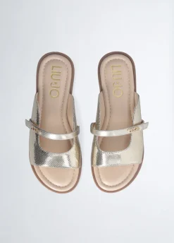 Liu Jo Sandales plates effet lamé|Enfant Chaussures|Chaussures