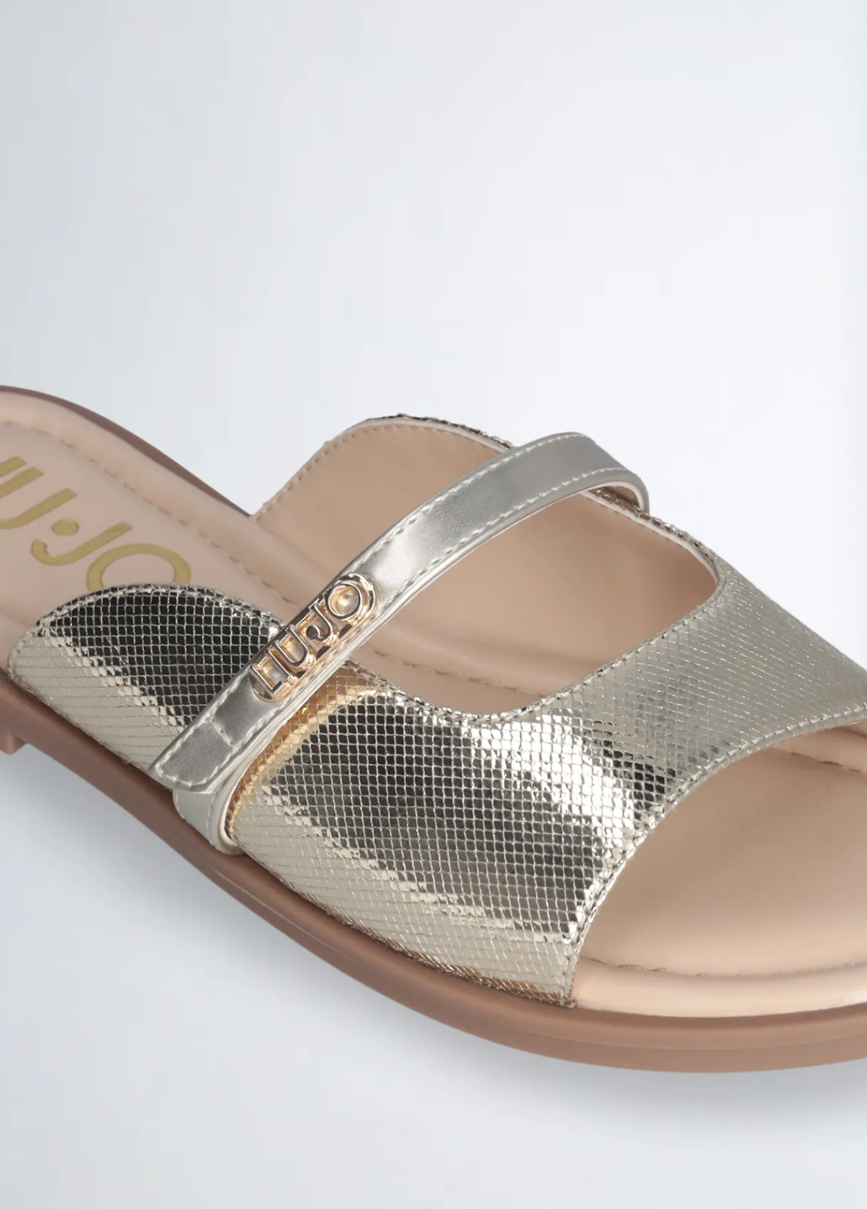 Liu Jo Sandales plates effet lamé|Enfant Chaussures|Chaussures