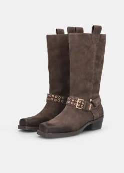 Liu Jo Santiags en daim|Femme Bottes Et Bottines