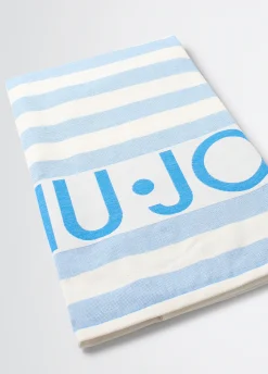 Liu Jo Serviette de plage en coton à rayures|Femme Mode Plage