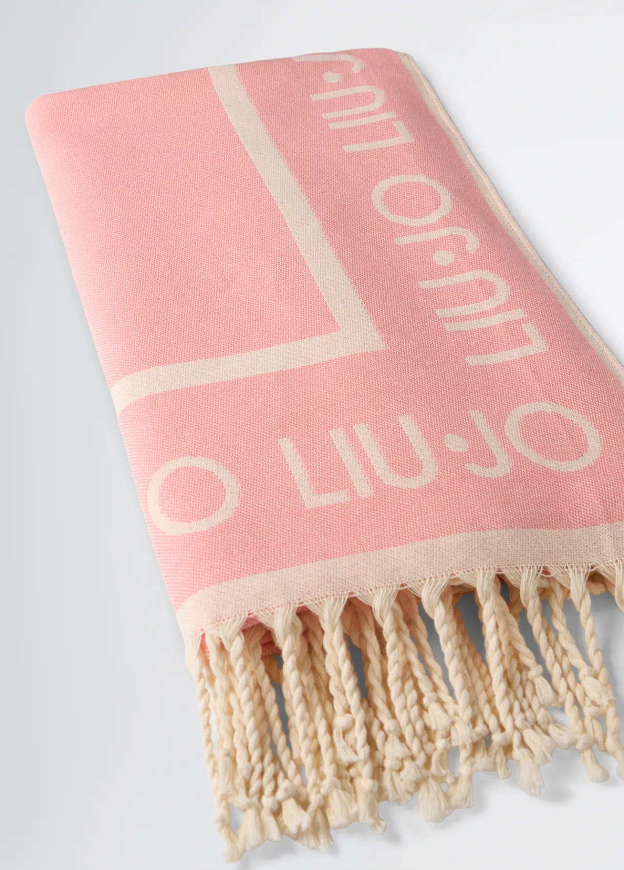 Liu Jo Serviette de plage en coton jacquard|Femme Autres Accessoires|Mode Plage