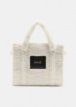 Liu Jo Shopper format moyen en tissu polaire Teddy|Femme Sac Shopper