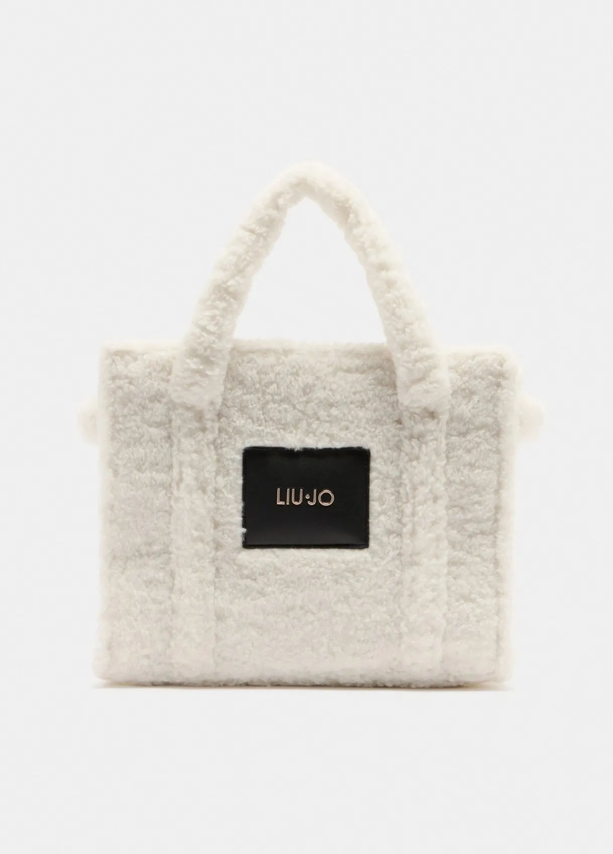 Liu Jo Shopper format moyen en tissu polaire Teddy|Femme Sac Shopper