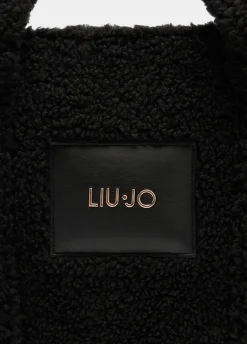 Liu Jo Shopper format moyen en tissu polaire Teddy|Femme Sac Shopper