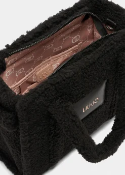 Liu Jo Shopper format moyen en tissu polaire Teddy|Femme Sac Shopper