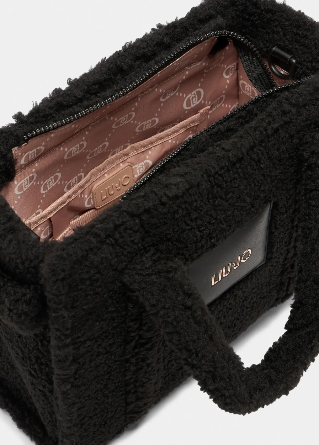 Liu Jo Shopper format moyen en tissu polaire Teddy|Femme Sac Shopper