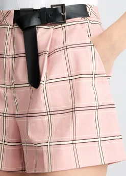 Liu Jo Short à carreaux|Femme Pantalons|Tailleurs