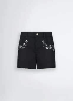Liu Jo Short à taille haute avec strass|Femme Pantalons