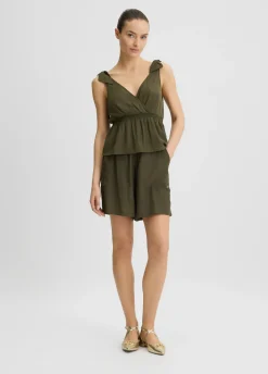 Liu Jo Short avec ceinture|Femme Mode Plage|Pantalons