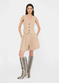 Liu Jo Short avec plis|Femme Pantalons|Tailleurs