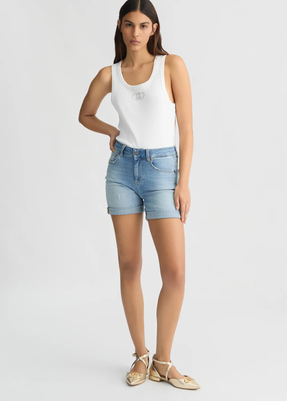 Liu Jo Short en jean|Femme Pantalons