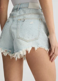 Liu Jo Short en jean avec strass|Femme Pantalons