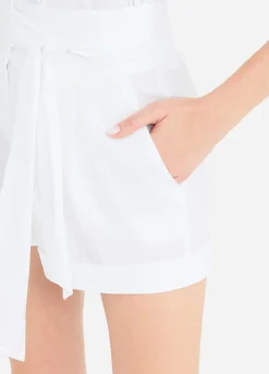 Liu Jo Short en popeline de coton|Femme Pantalons