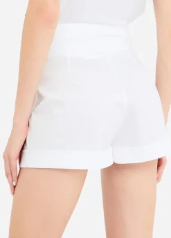 Liu Jo Short en popeline de coton|Femme Pantalons