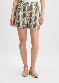 Liu Jo Short en ramie imprimé|Femme Pantalons