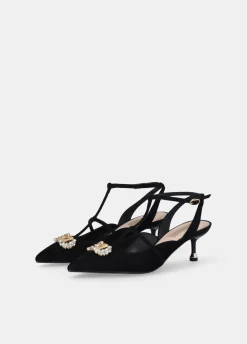 Liu Jo Slingbacks avec logo bijou|Femme Escarpins